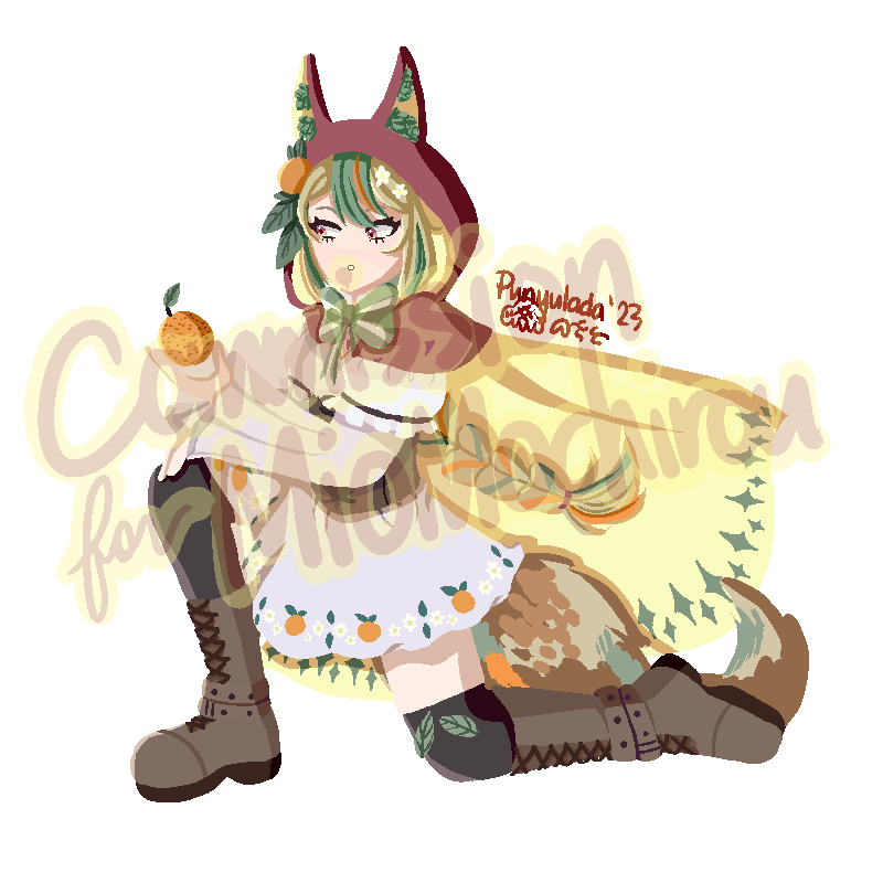 Commission for MioMochirou, 2023. Classed as "Intermediate" ($35) Commission for MioMochirou, 2023