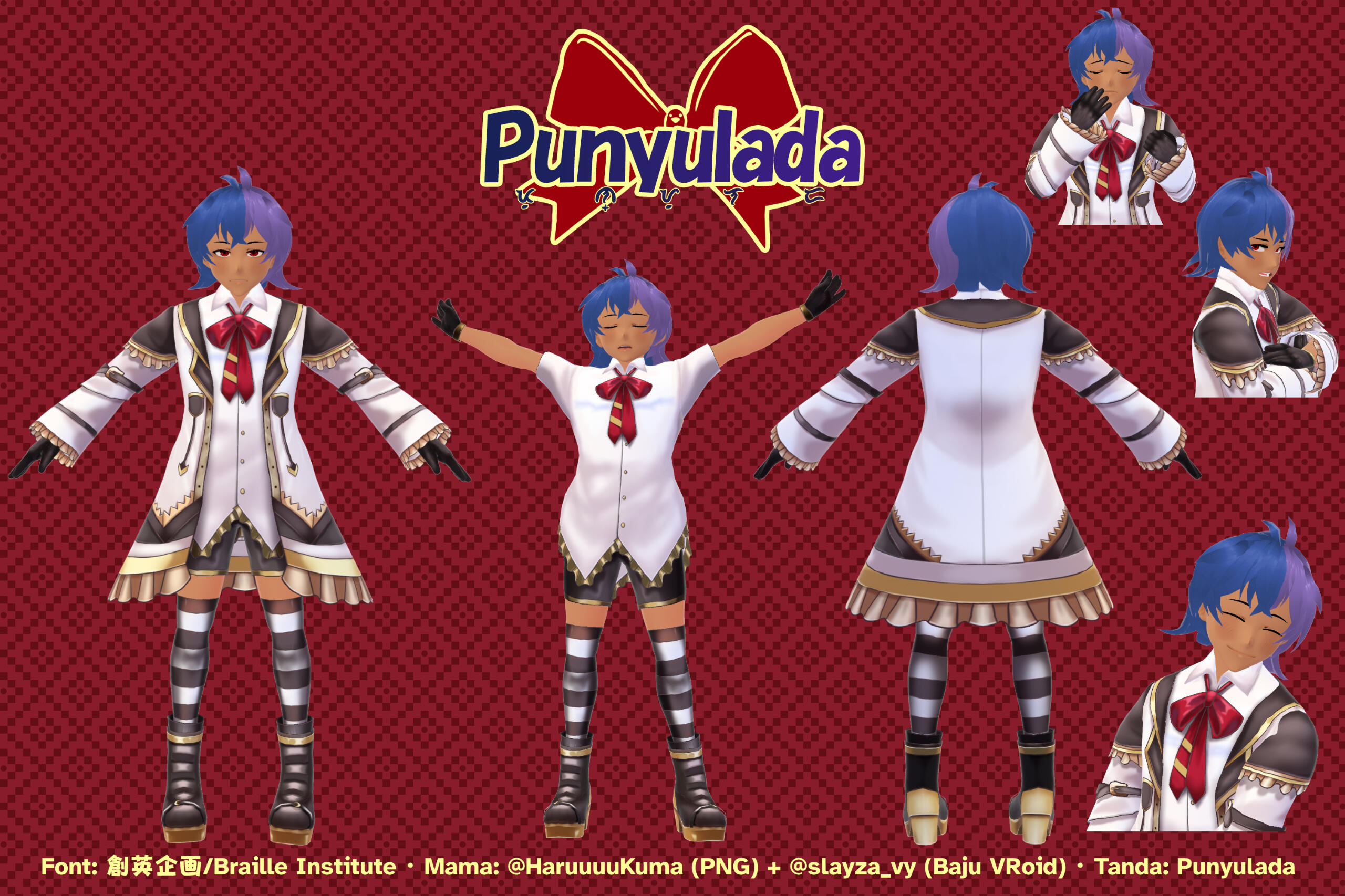 Punyulada Reference Sheet (Ojou)